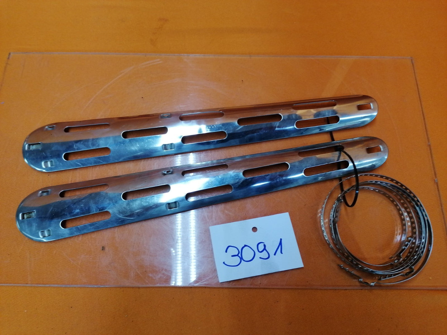 BMW R75 R80 R100 Hitzeschutzbleche Auspuff 30910