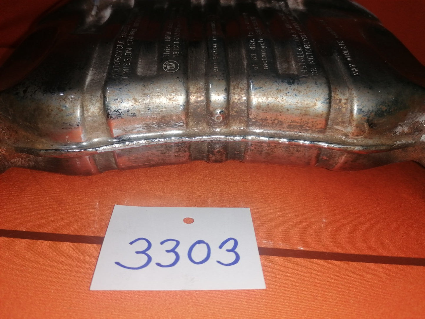 BMW R80 R100 RS RT Auspuff Mittelschalldämpfer Sammler 33038