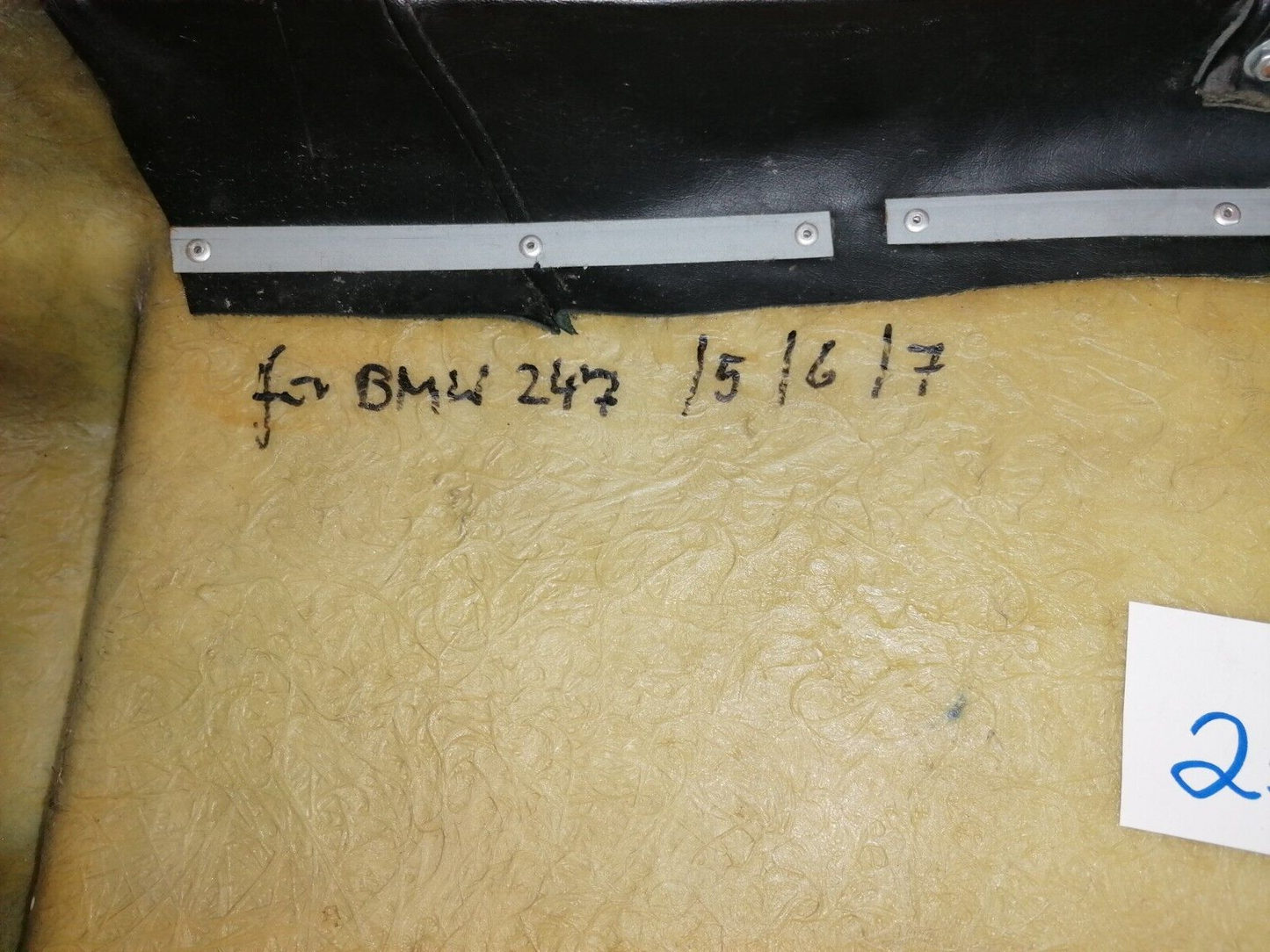 BMW R75 R80 R90 Sitzbank FRITZ SCHERB Modell S23