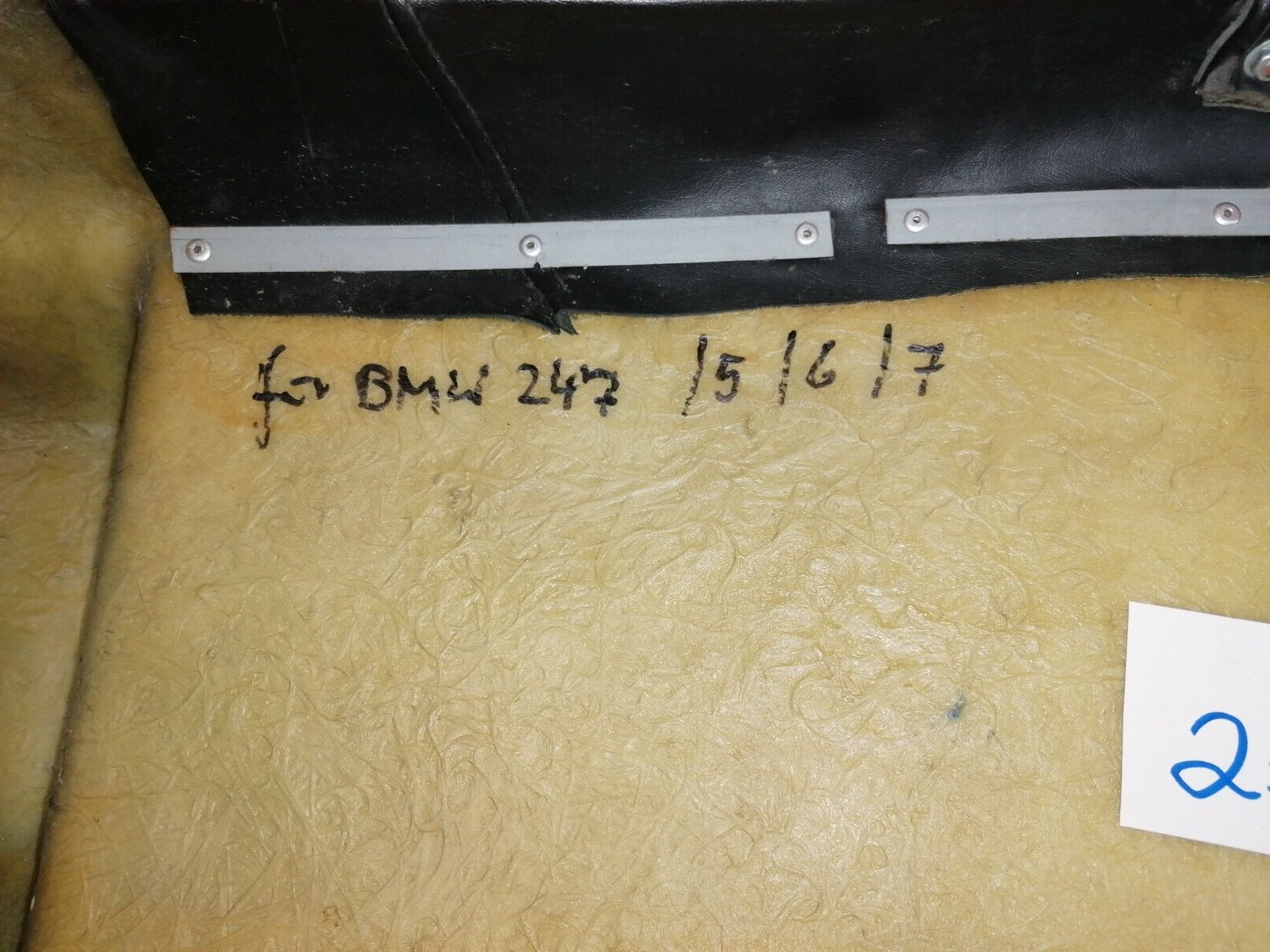 BMW R75 R80 R90 Sitzbank FRITZ SCHERB Modell S23