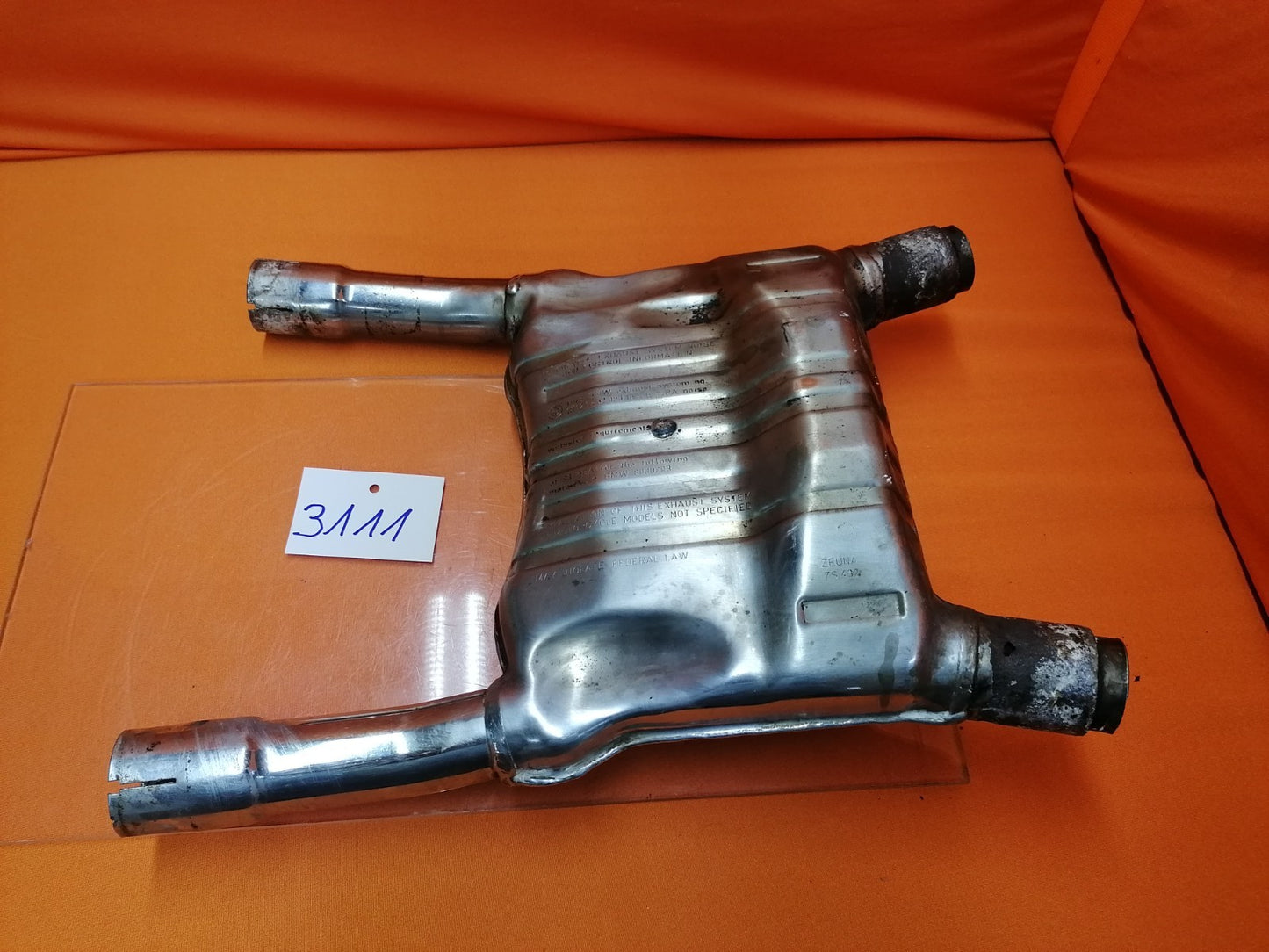 BMW R80 R100 Monolever Auspuff Schalldämpfer Sammler0