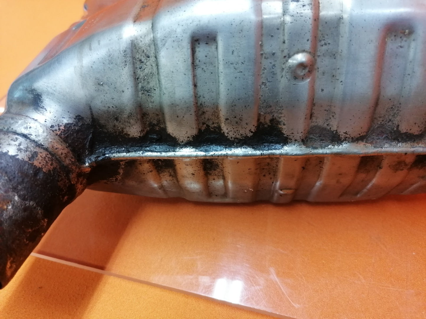 BMW R80 R100 Monolever Auspuff Schalldämpfer Sammler3