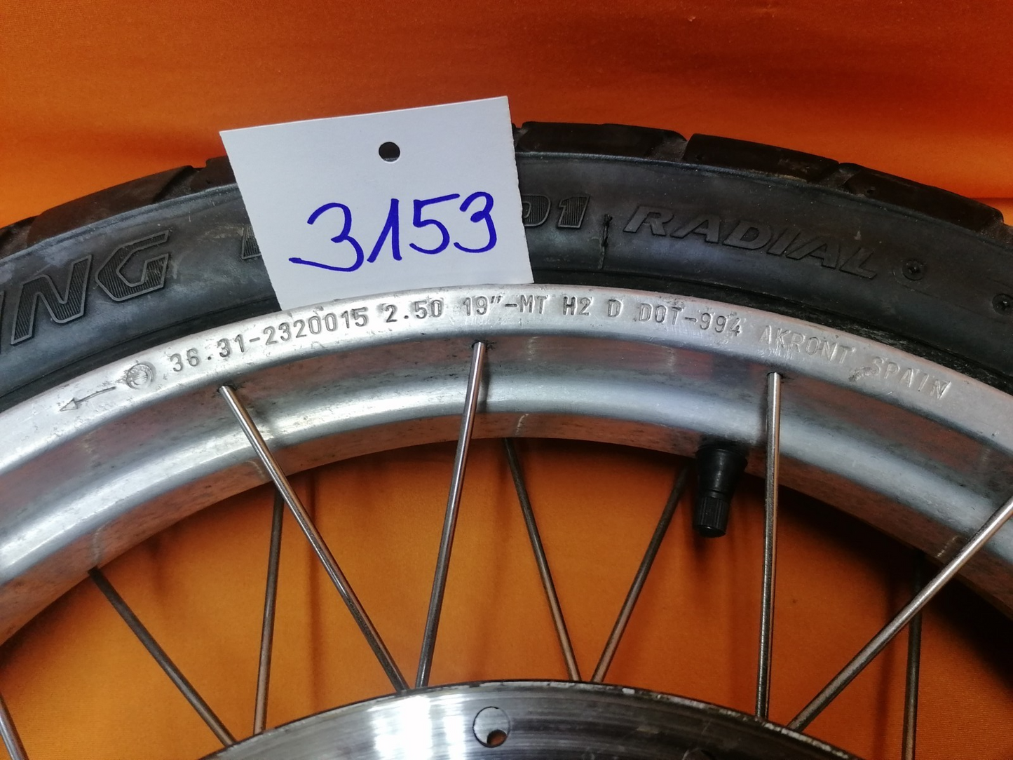 BMW R1100 GS Vorderrad3