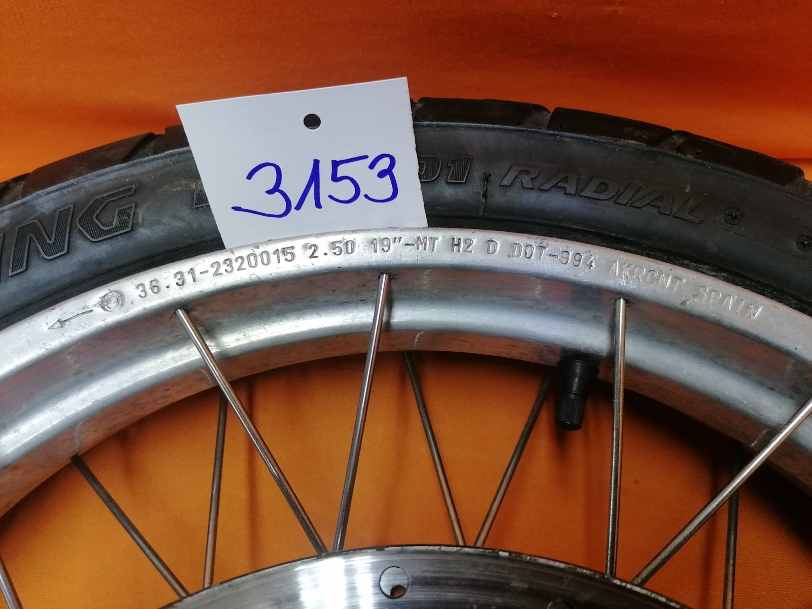 BMW R1100 GS Vorderrad3