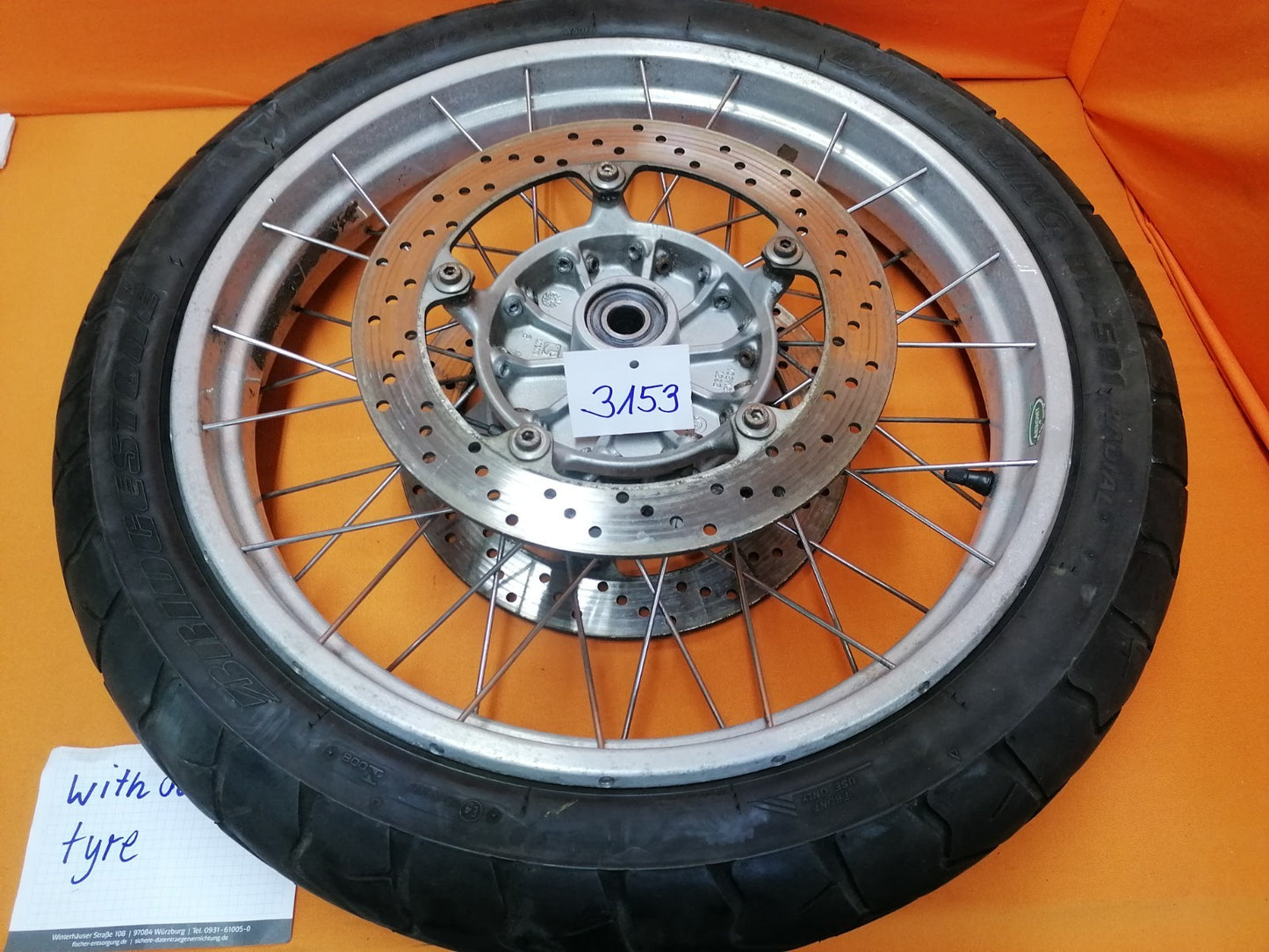 BMW R1100 GS Vorderrad0